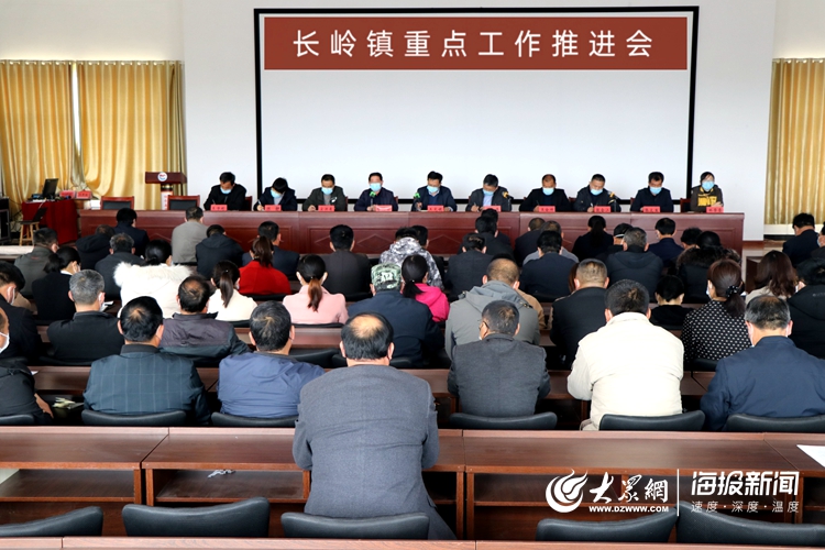 莒县长岭镇召开全镇重点工作推进会